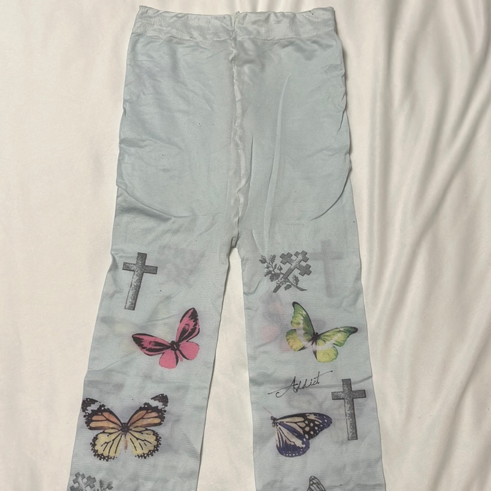 Butterfly tights pantyhose